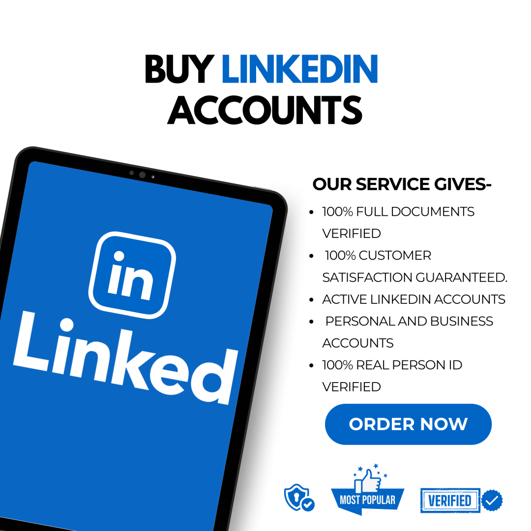 Buy LinkedIn Accounts | Verified & Aged LinkedIn Profiles - SMMBoostSell